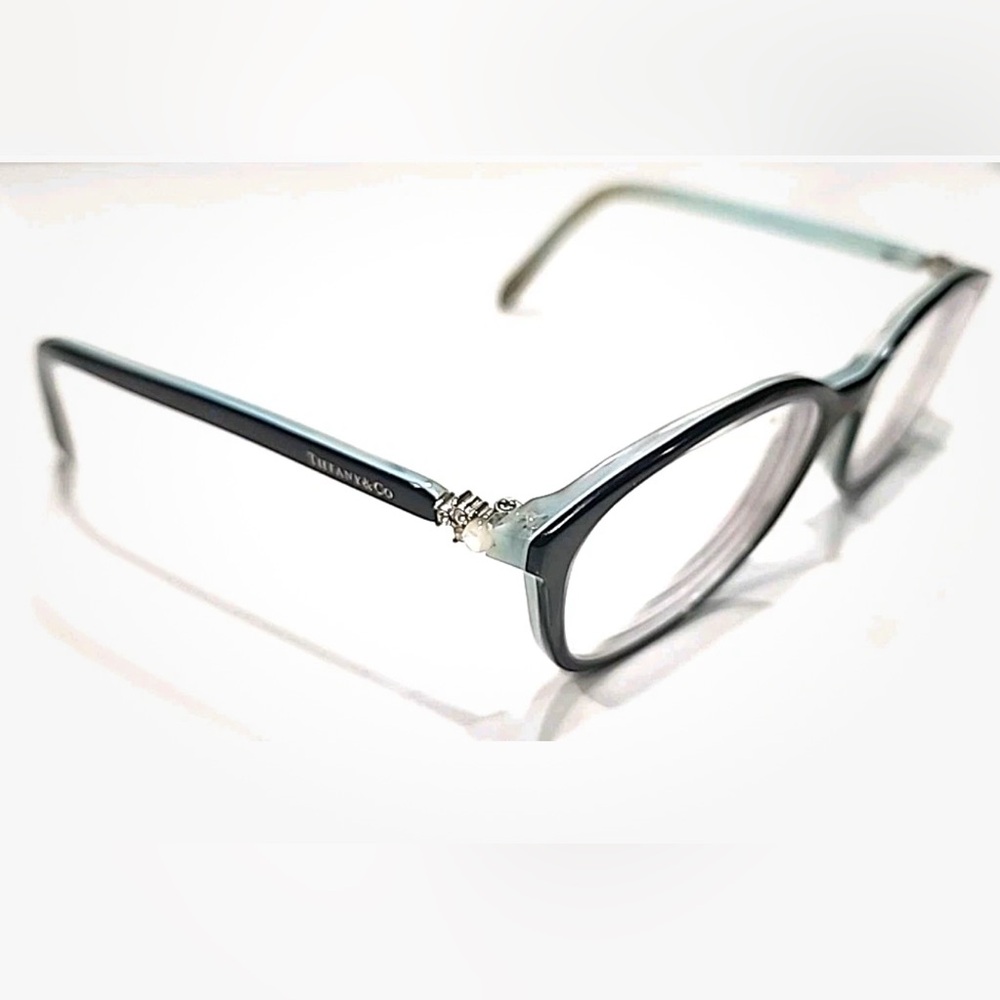 Tiffany & Co Black Cat Eye Eyeglasses Frames Made in Italy Designer Glasses